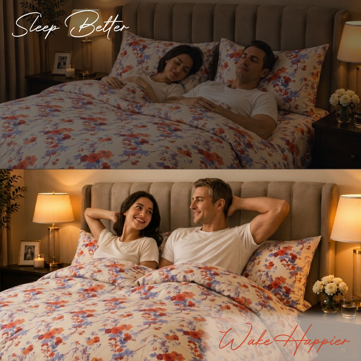 Belle Fleur Vintage Floral Duvet Cover Set | Luxury Bedding