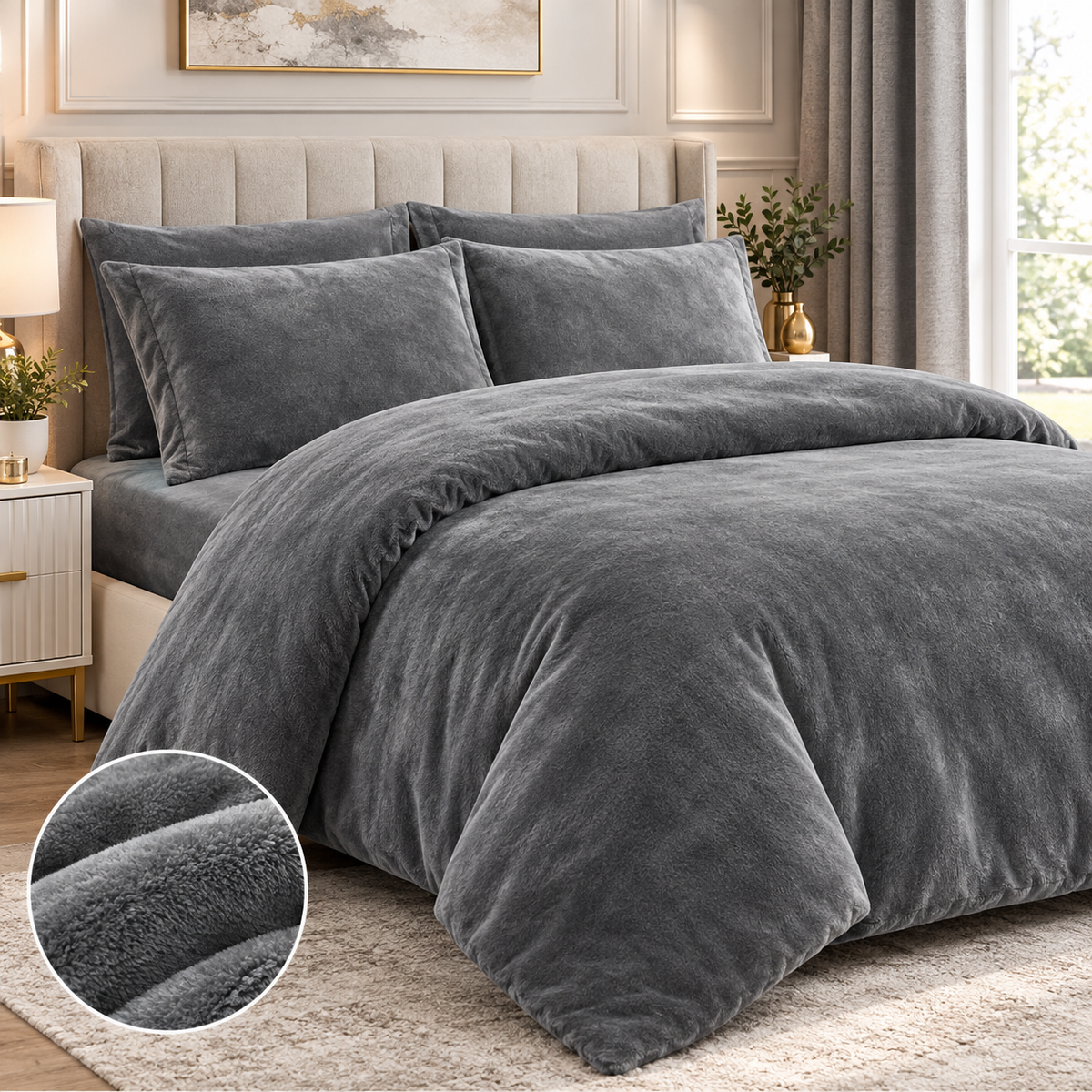 Luxury Fleece Sherpa Throw Blanket - Reversible Ultra Soft Warm Blanket
