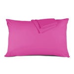 Ultra-Soft Premium Microfibre Pillowcases - Pair of Plain Housewife Pillow Covers