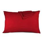 Ultra-Soft Premium Microfibre Pillowcases - Pair of Plain Housewife Pillow Covers