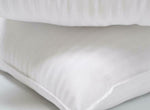 Hotel Quality Satin Stripe Pillows - Luxurious Anti-Allergy Bed Pillows Pair