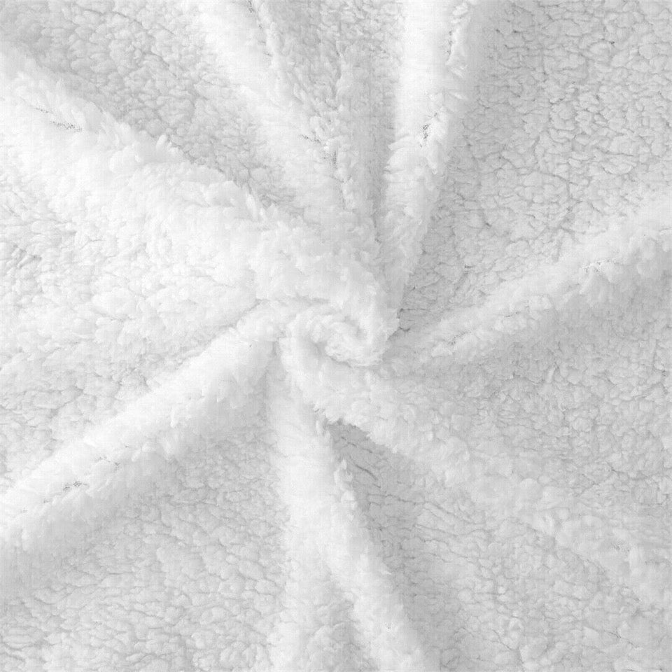 Luxury Fleece Sherpa Throw Blanket - Reversible Ultra Soft Warm Blanket