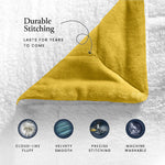 Luxury Fleece Sherpa Throw Blanket - Reversible Ultra Soft Warm Blanket