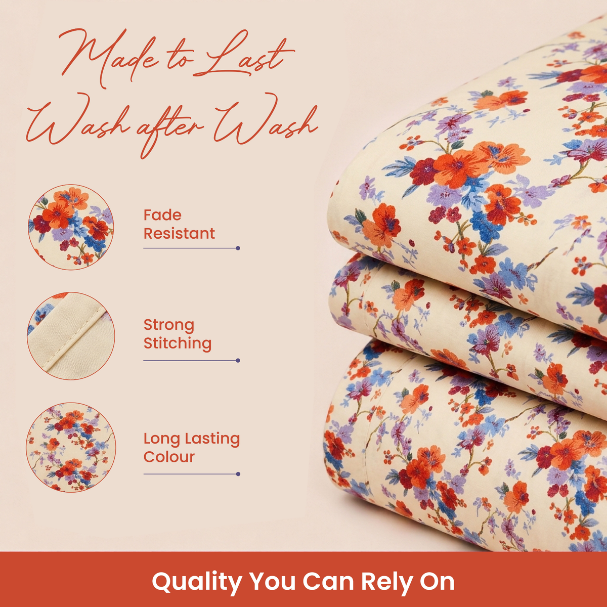 Belle Fleur Vintage Floral Duvet Cover Set | Luxury Bedding