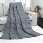 Premium Quilted Weighted Blanket - Heavy Cooling Throw for Deep Sleep & Anxiety Relief