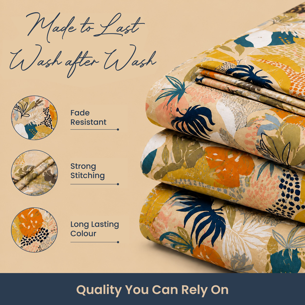 Tropical Palms Abstract Duvet Cover Set – Multi