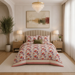 Belle Fleur Vintage Floral Duvet Cover Set | Luxury Bedding