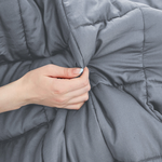 Premium Quilted Weighted Blanket - Heavy Cooling Throw for Deep Sleep & Anxiety Relief