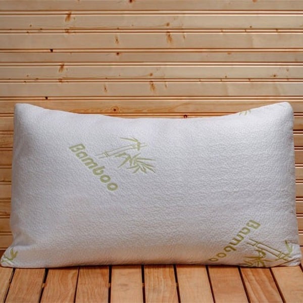 Premium Orthopedic Shredded Memory Foam Bamboo Pillow – Breathable & Cooling Bed Pillow