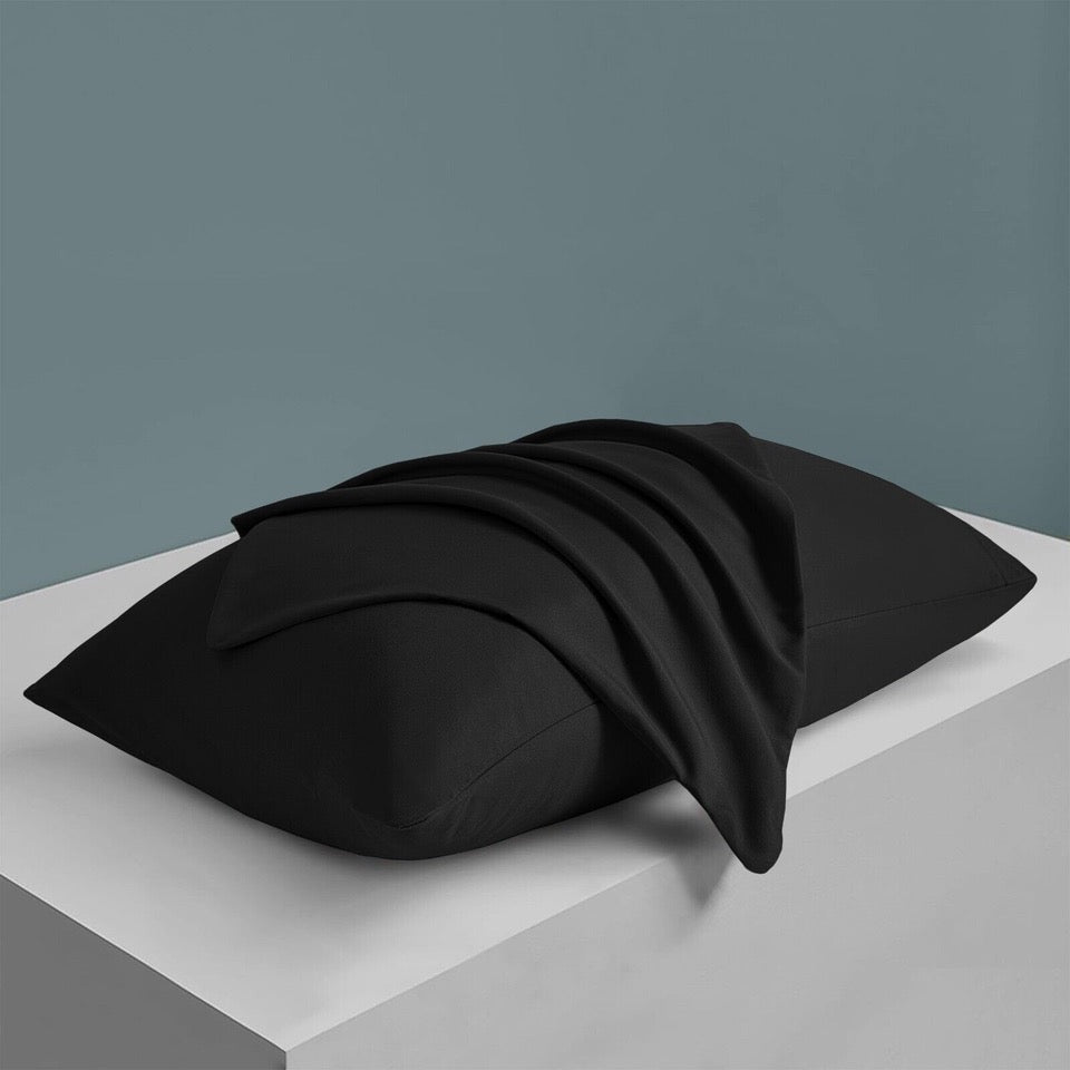Ultra-Soft Premium Microfibre Pillowcases - Pair of Plain Housewife Pillow Covers