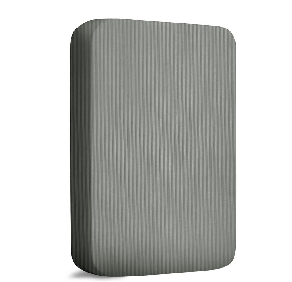 Luxury Satin Stripe Fitted Sheet - Hotel Quality Extra Deep Bed Sheets