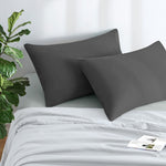 Ultra-Soft Premium Microfibre Pillowcases - Pair of Plain Housewife Pillow Covers