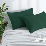 Ultra-Soft Premium Microfibre Pillowcases - Pair of Plain Housewife Pillow Covers