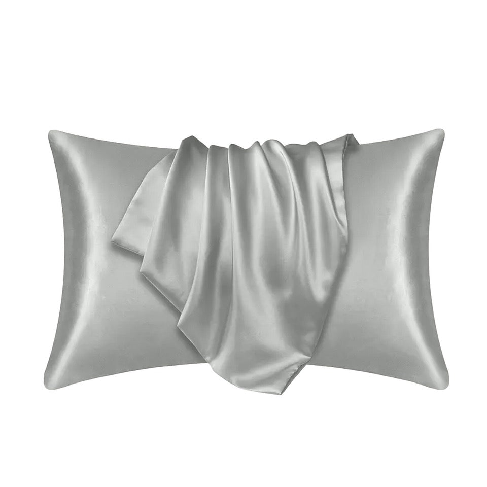Luxury Satin Pillowcase Pair - Silky Soft Covers for Hair and Skin Protection
