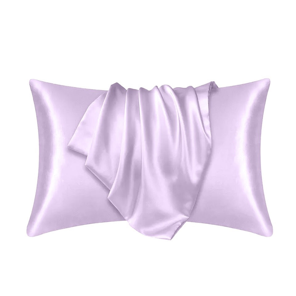 Luxury Satin Pillowcase Pair - Silky Soft Covers for Hair and Skin Protection