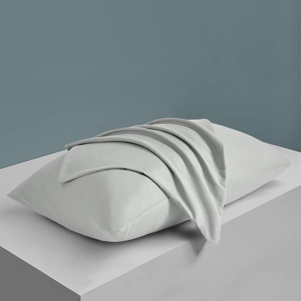 Ultra-Soft Premium Microfibre Pillowcases - Pair of Plain Housewife Pillow Covers