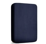 Luxury Satin Stripe Fitted Sheet - Hotel Quality Extra Deep Bed Sheets