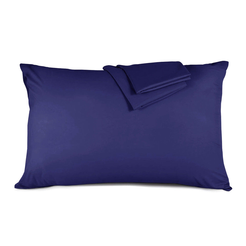 Ultra-Soft Premium Microfibre Pillowcases - Pair of Plain Housewife Pillow Covers