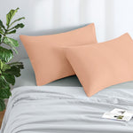 Ultra-Soft Premium Microfibre Pillowcases - Pair of Plain Housewife Pillow Covers