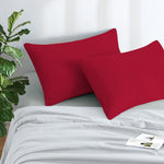 Ultra-Soft Premium Microfibre Pillowcases - Pair of Plain Housewife Pillow Covers