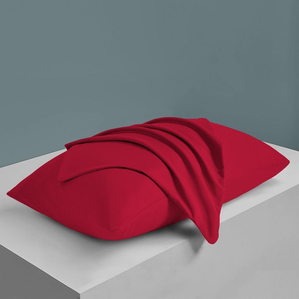 Ultra-Soft Premium Microfibre Pillowcases - Pair of Plain Housewife Pillow Covers