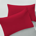 Ultra-Soft Premium Microfibre Pillowcases - Pair of Plain Housewife Pillow Covers
