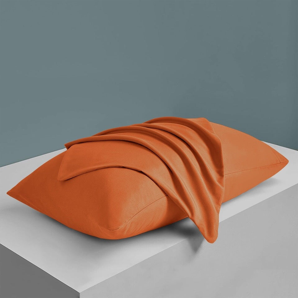 Ultra-Soft Premium Microfibre Pillowcases - Pair of Plain Housewife Pillow Covers