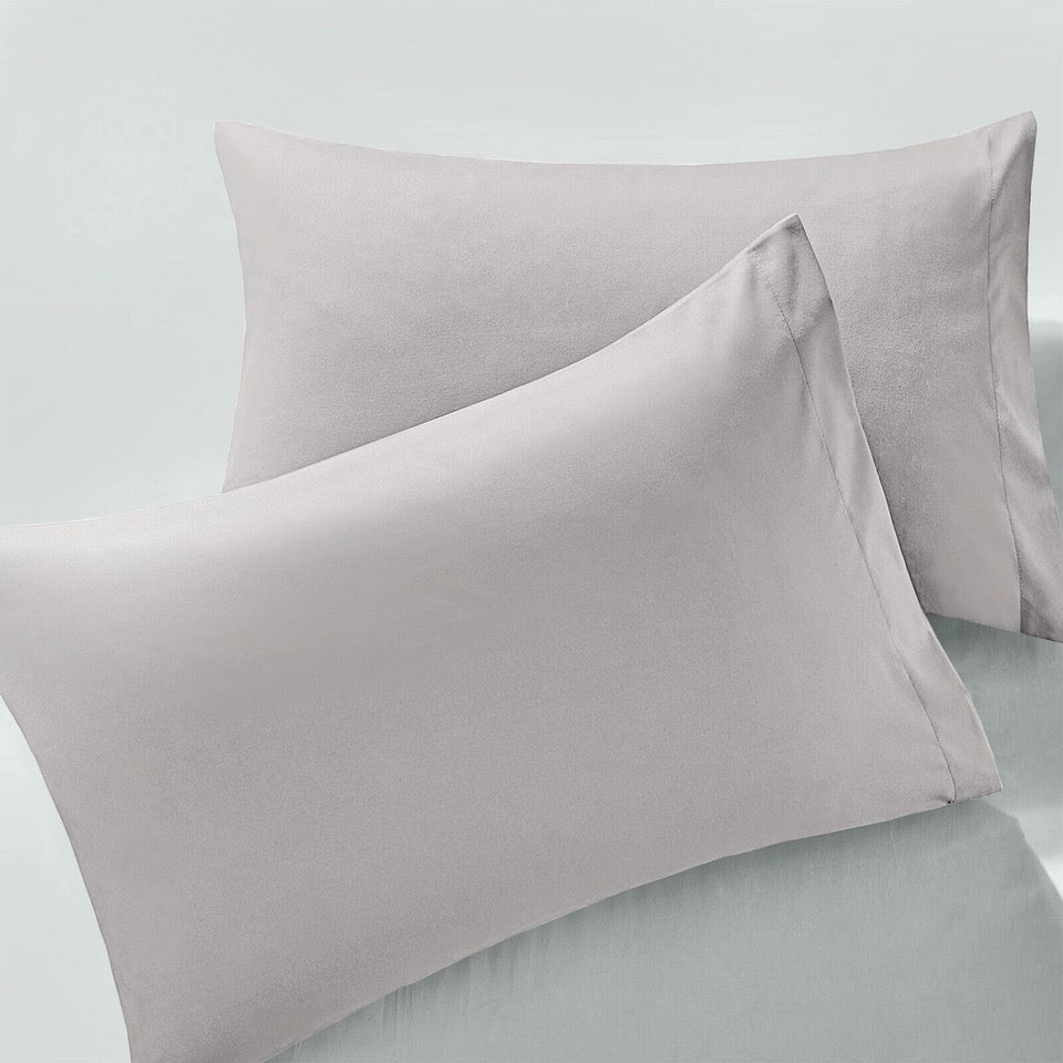 Ultra-Soft Premium Microfibre Pillowcases - Pair of Plain Housewife Pillow Covers