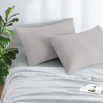 Ultra-Soft Premium Microfibre Pillowcases - Pair of Plain Housewife Pillow Covers