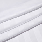 Luxury Satin Stripe Fitted Sheet - Hotel Quality Extra Deep Bed Sheets