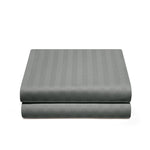 Luxury Satin Stripe Fitted Sheet - Hotel Quality Extra Deep Bed Sheets