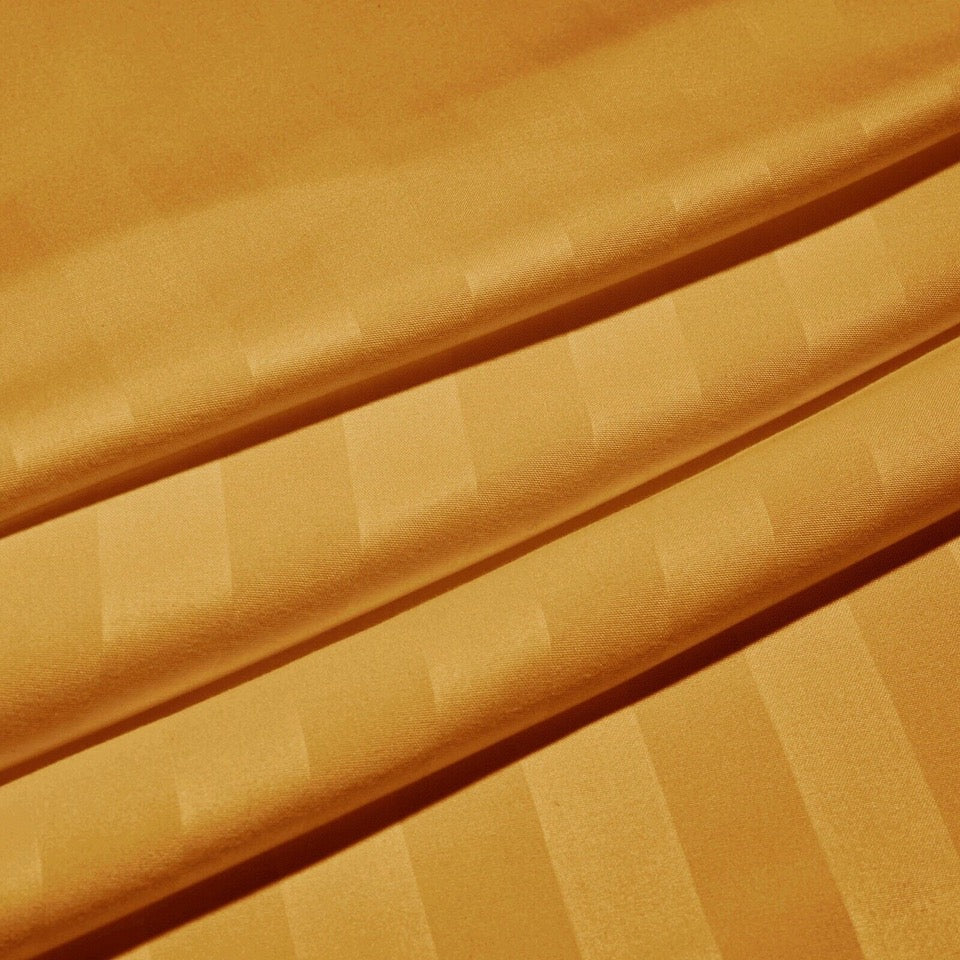 Luxury Satin Stripe Fitted Sheet - Hotel Quality Extra Deep Bed Sheets