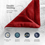 Luxury Fleece Sherpa Throw Blanket - Reversible Ultra Soft Warm Blanket