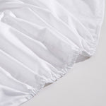 Luxury Satin Stripe Fitted Sheet - Hotel Quality Extra Deep Bed Sheets